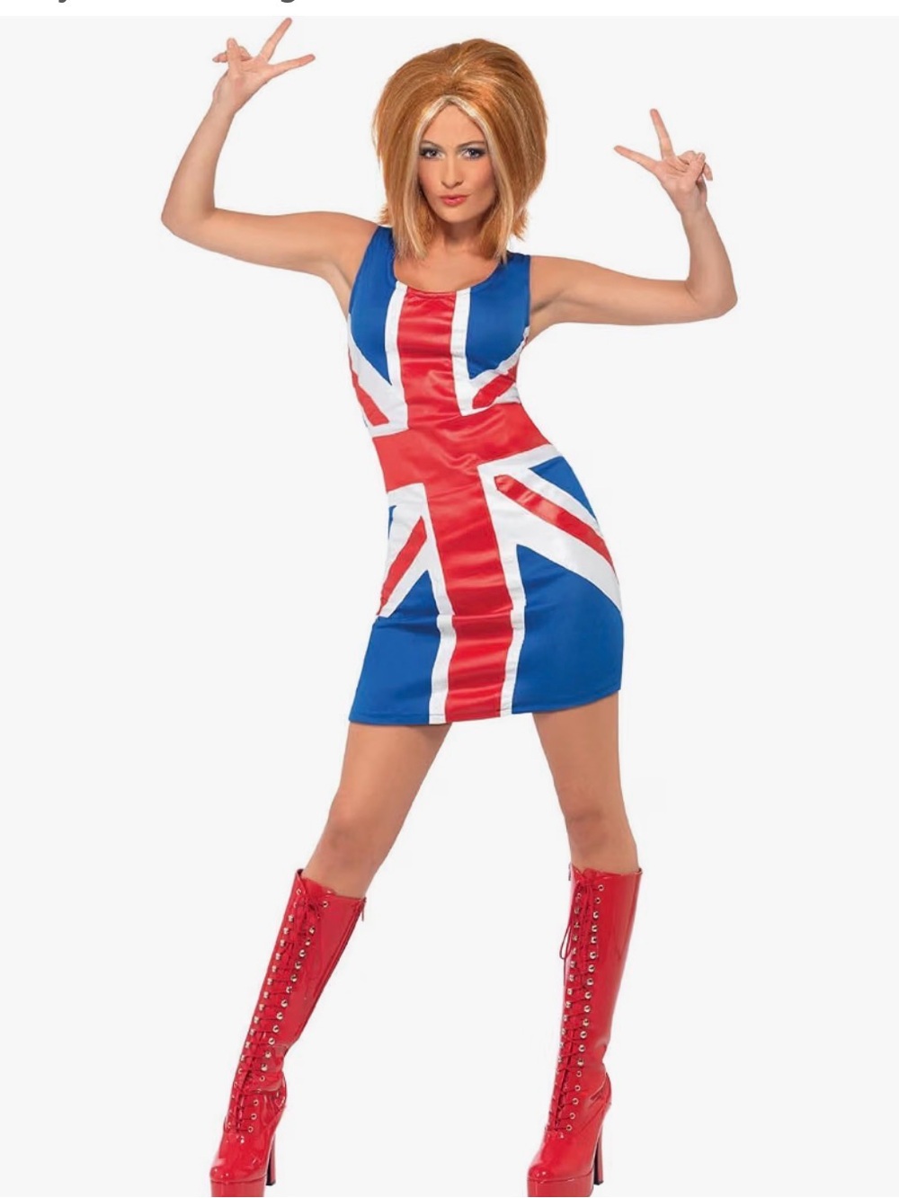 miffy Union Jack Mini Dress - Blue/Red/White